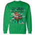 Lucky Green 5s Sweatshirt Match My Mind On My Money BER - NastyJamz