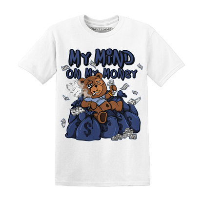 Midnight Navy 5s T Shirt Match My Mind On My Money BER - NastyJamz