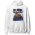 Midnight Navy 5s Hoodie Match My Mind On My Money BER - NastyJamz