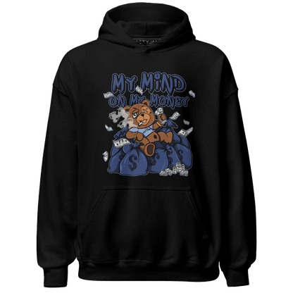 Midnight Navy 5s Hoodie Match My Mind On My Money BER - NastyJamz