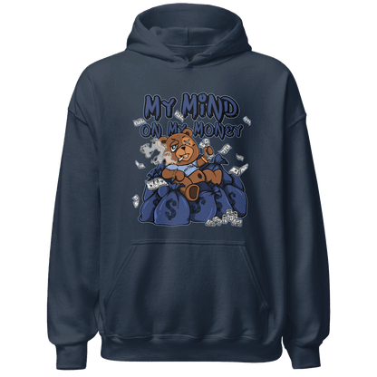Midnight Navy 5s Hoodie Match My Mind On My Money BER - NastyJamz