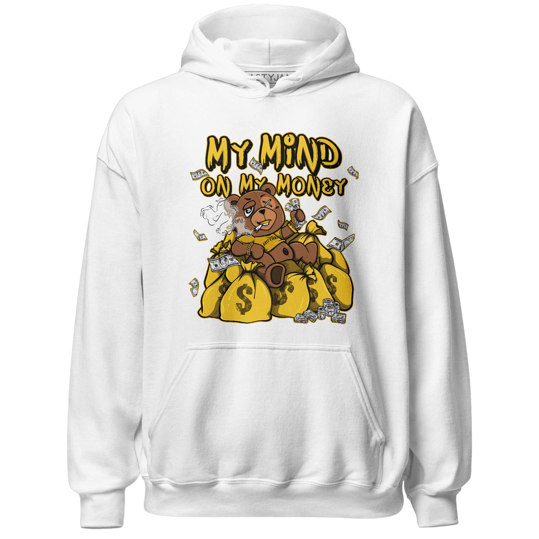 Yellow Ochre 6s Hoodie Match My Mind On My Money BER - NastyJamz