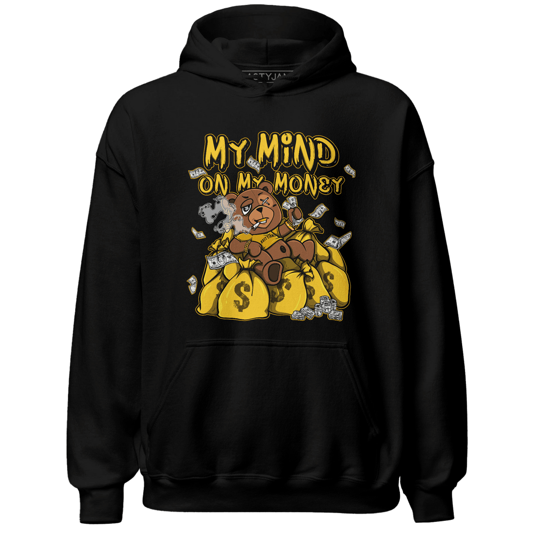 Yellow Ochre 6s Hoodie Match My Mind On My Money BER - NastyJamz
