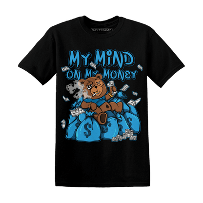 Powder Blue 9s T Shirt Match My Mind On My Money BER - NastyJamz