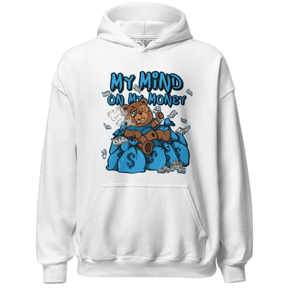 Powder Blue 9s Hoodie Match My Mind On My Money BER - NastyJamz