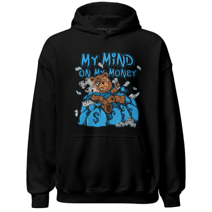 Powder Blue 9s Hoodie Match My Mind On My Money BER - NastyJamz