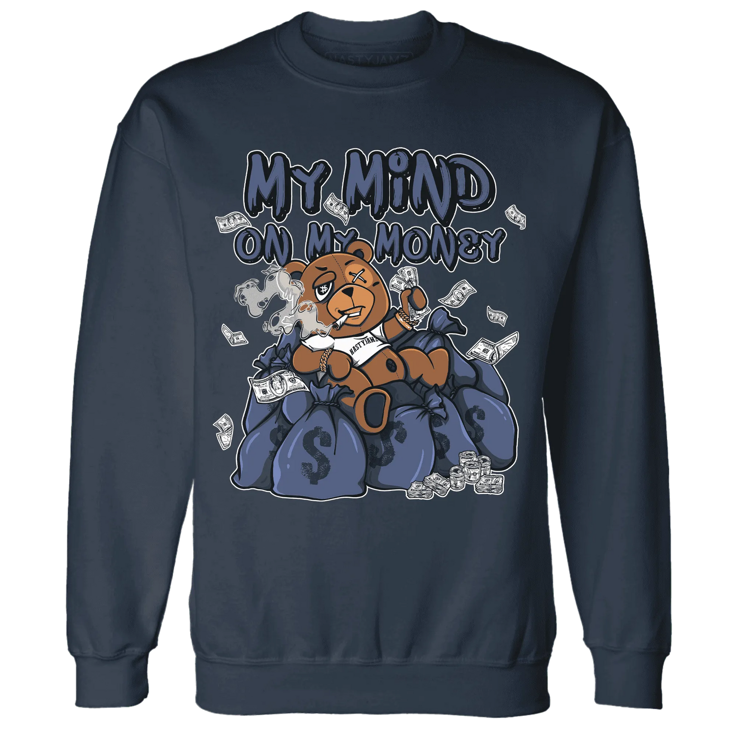 Low-Diffused-Blue-11s-Sweatshirt-Match-My-Money-On-My-Mind-BER