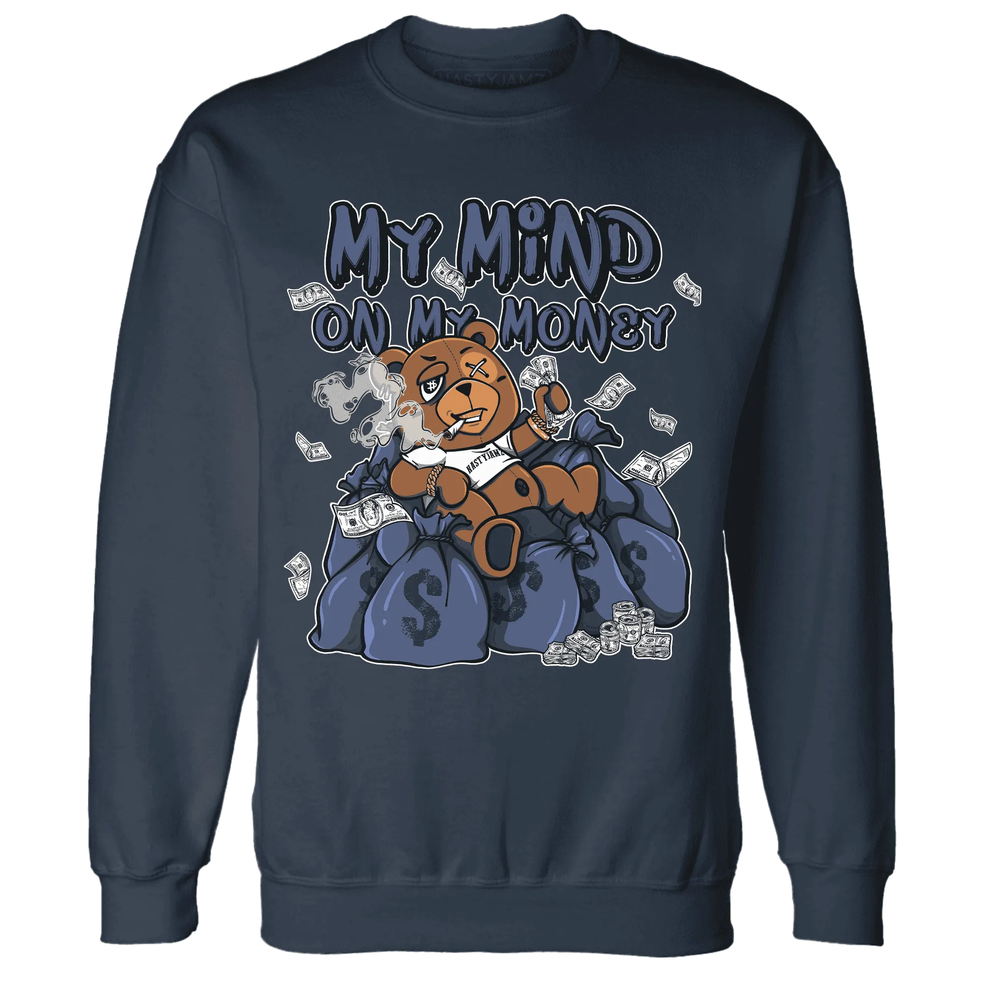 Low-Diffused-Blue-11s-Sweatshirt-Match-My-Money-On-My-Mind-BER