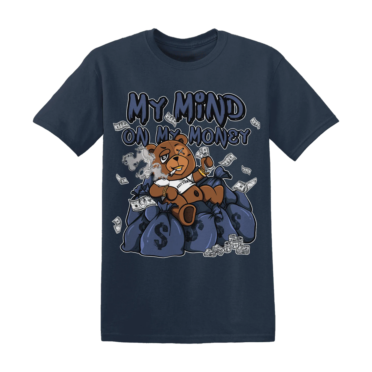 Low-Diffused-Blue-11s-T-Shirt-Match-My-Money-On-My-Mind-BER