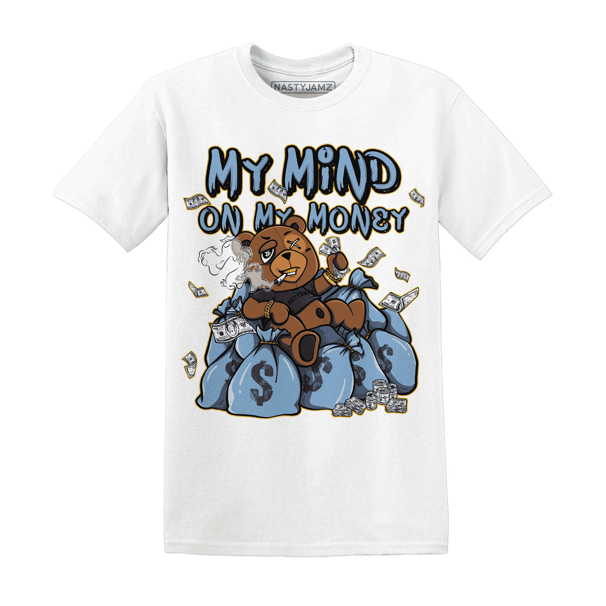 First In Flight 1s T Shirt Match My Money On My Mind BER - NastyJamz