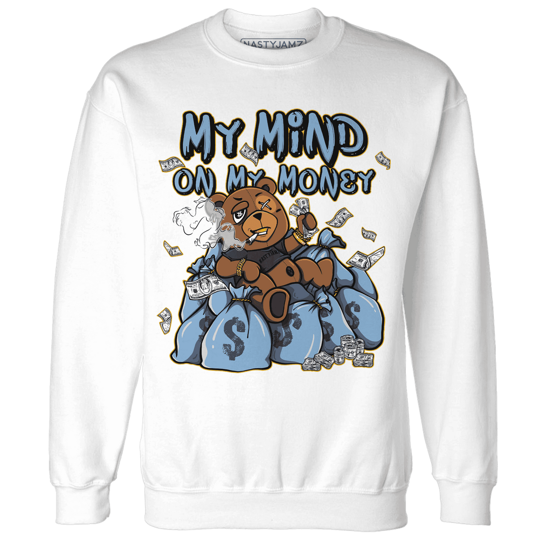 First In Flight 1s Sweatshirt Match My Money On My Mind BER - NastyJamz