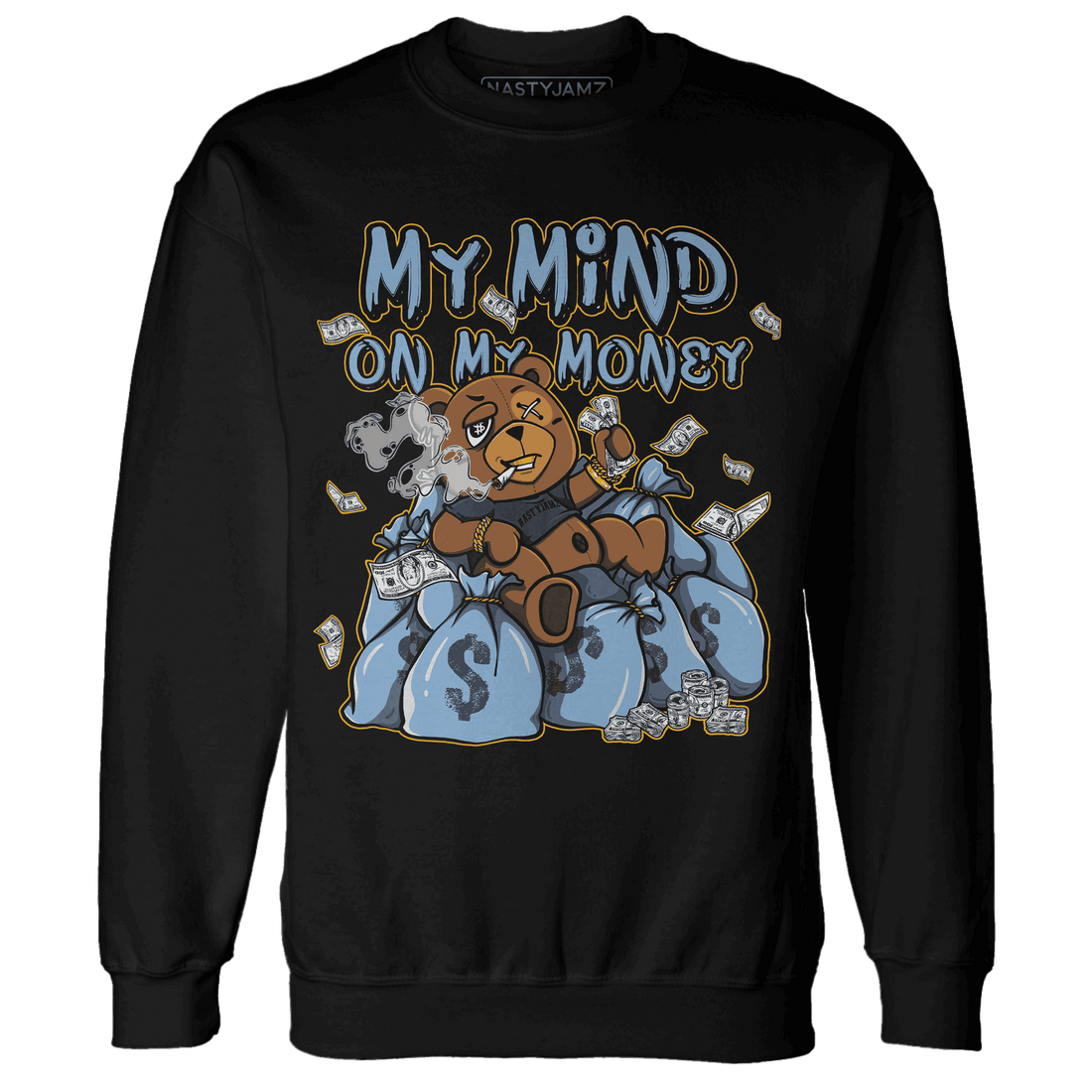 First In Flight 1s Sweatshirt Match My Money On My Mind BER - NastyJamz