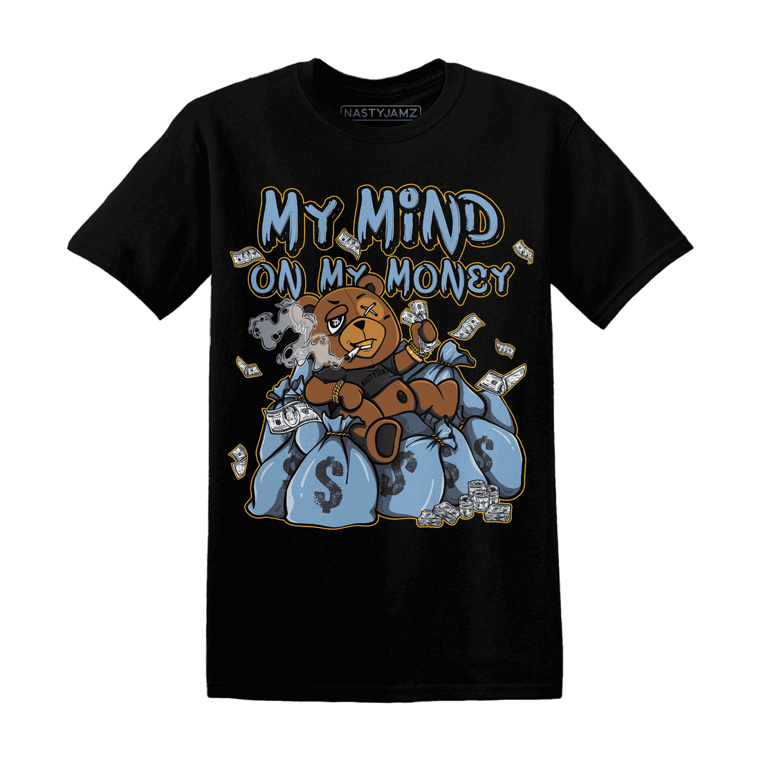 First In Flight 1s T Shirt Match My Money On My Mind BER - NastyJamz