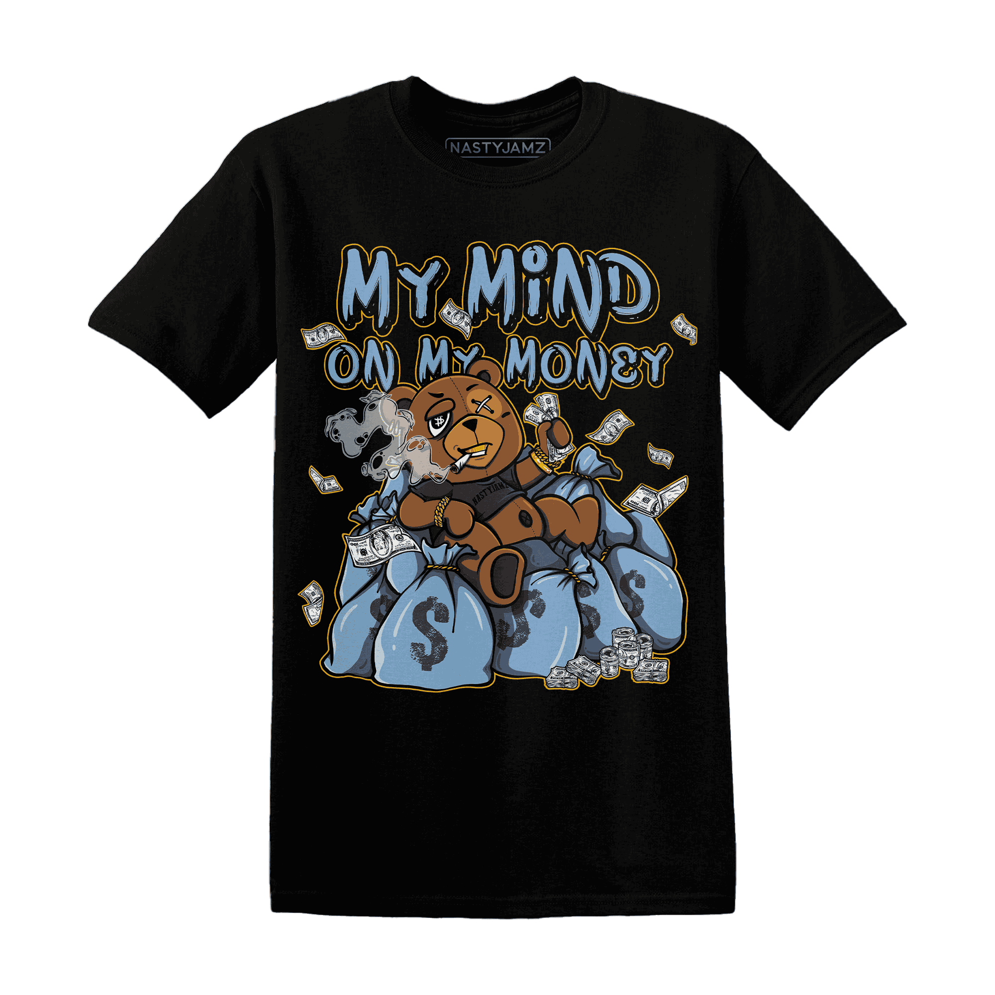 First In Flight 1s T Shirt Match My Money On My Mind BER - NastyJamz