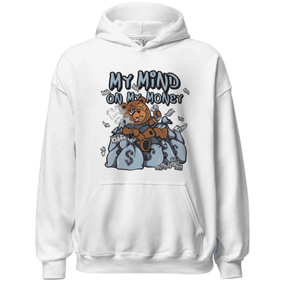 Mid Diffused Blue Grey 1s Hoodie Match My Money On My Mind BER - NastyJamz