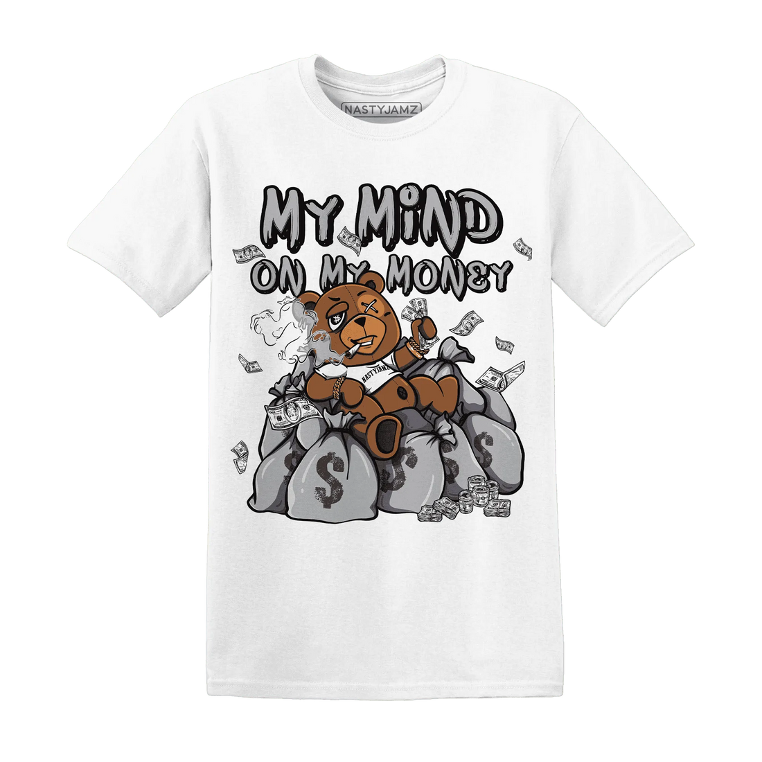 Wolf-Grey-1s-T-Shirt-Match-My-Money-On-My-Mind-BER