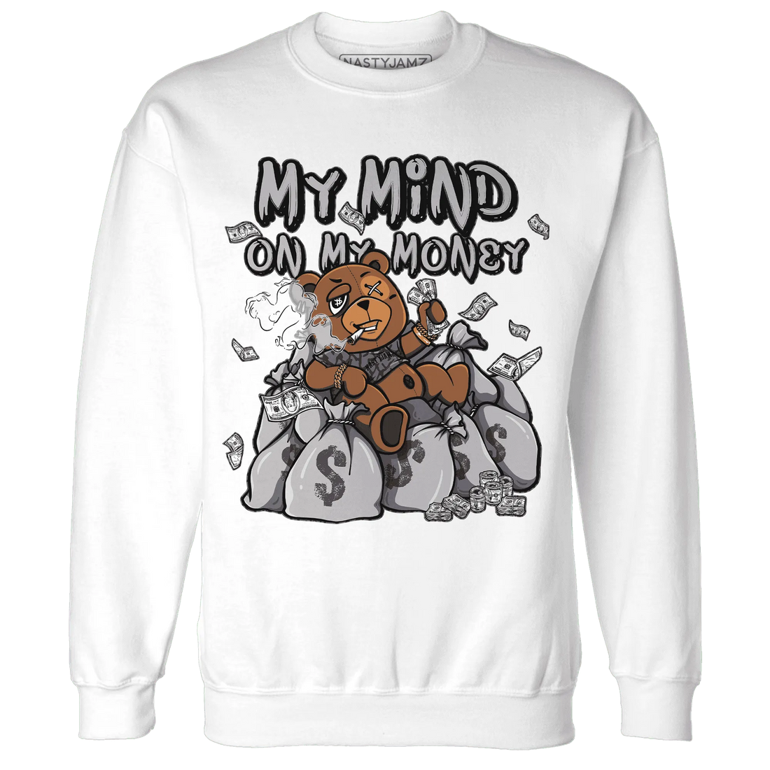 Cement-Grey-3s-Sweatshirt-Match-My-Money-On-My-Mind-BER