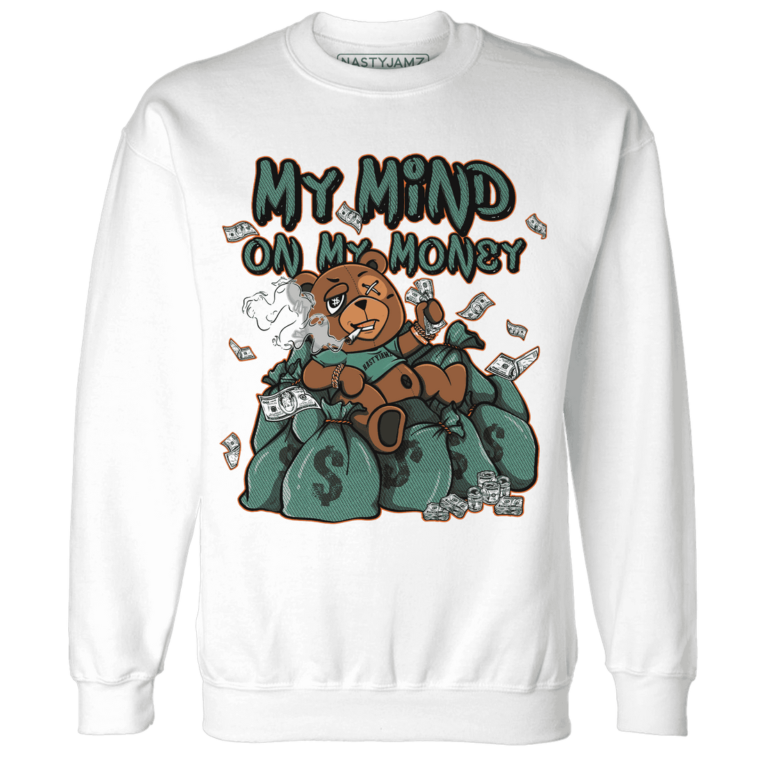 Nina CN Abney 3s Sweatshirt Match My Money On My Mind BER - NastyJamz
