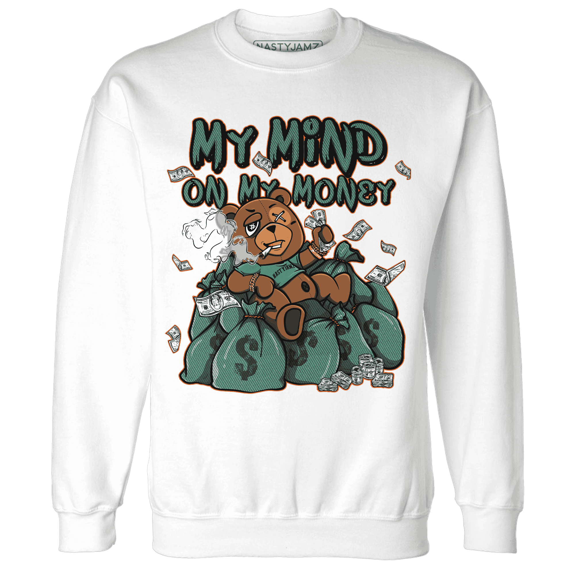 Nina CN Abney 3s Sweatshirt Match My Money On My Mind BER - NastyJamz