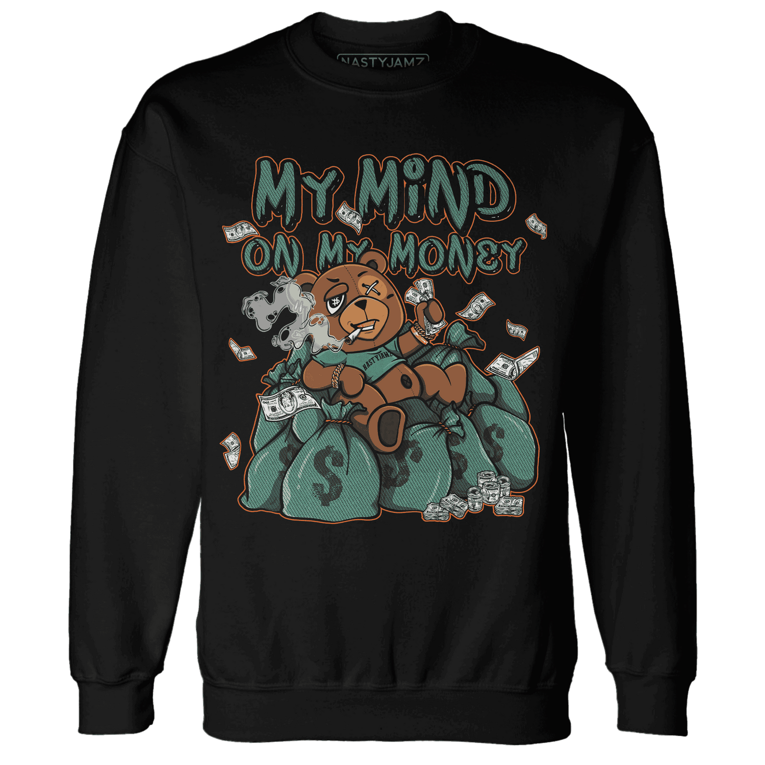 Nina CN Abney 3s Sweatshirt Match My Money On My Mind BER - NastyJamz