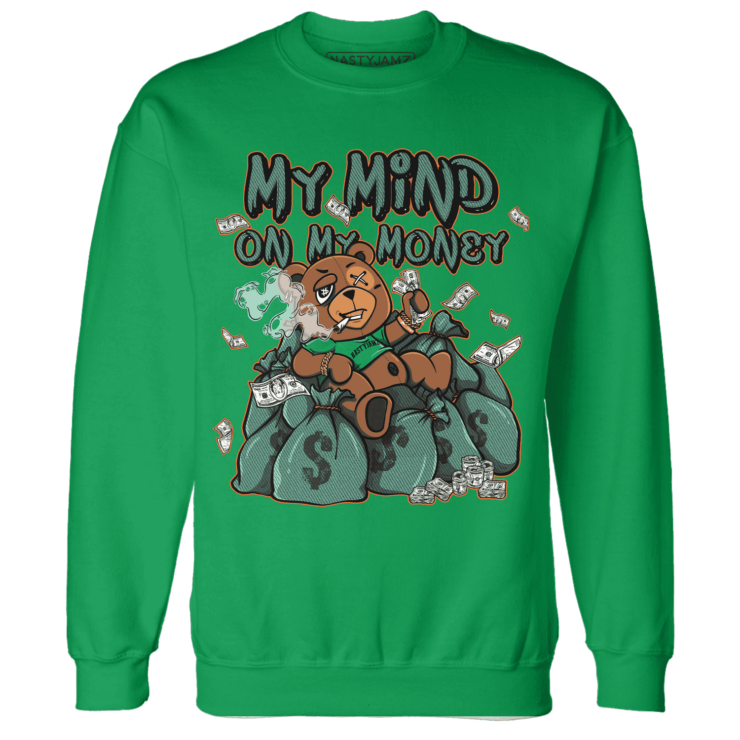 Nina CN Abney 3s Sweatshirt Match My Money On My Mind BER - NastyJamz