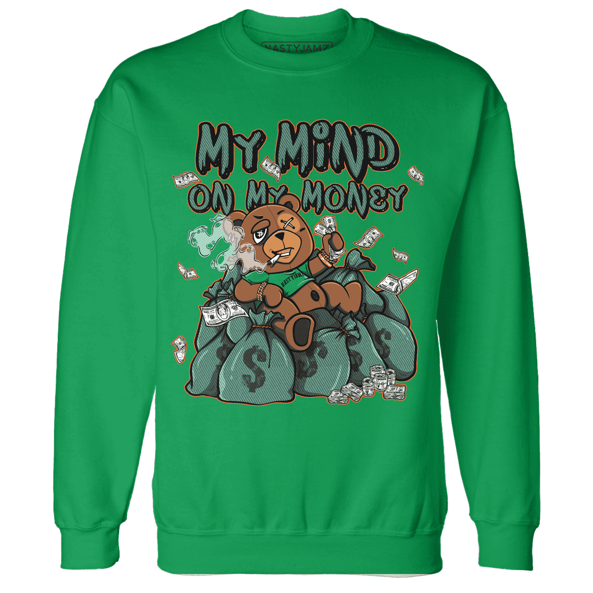 Nina CN Abney 3s Sweatshirt Match My Money On My Mind BER - NastyJamz