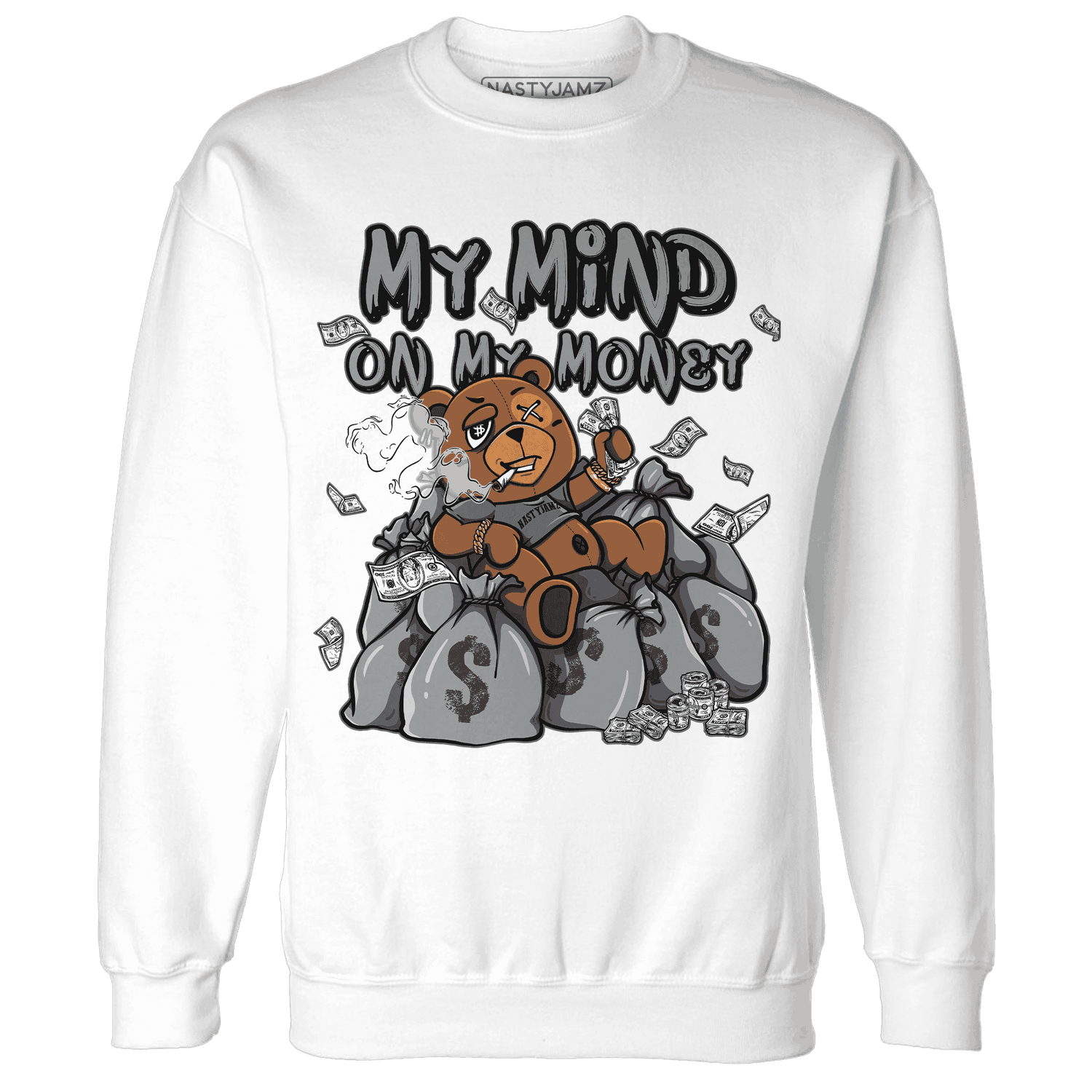 Paris Olympicsss 4s Sweatshirt Match My Money On My Mind BER - NastyJamz