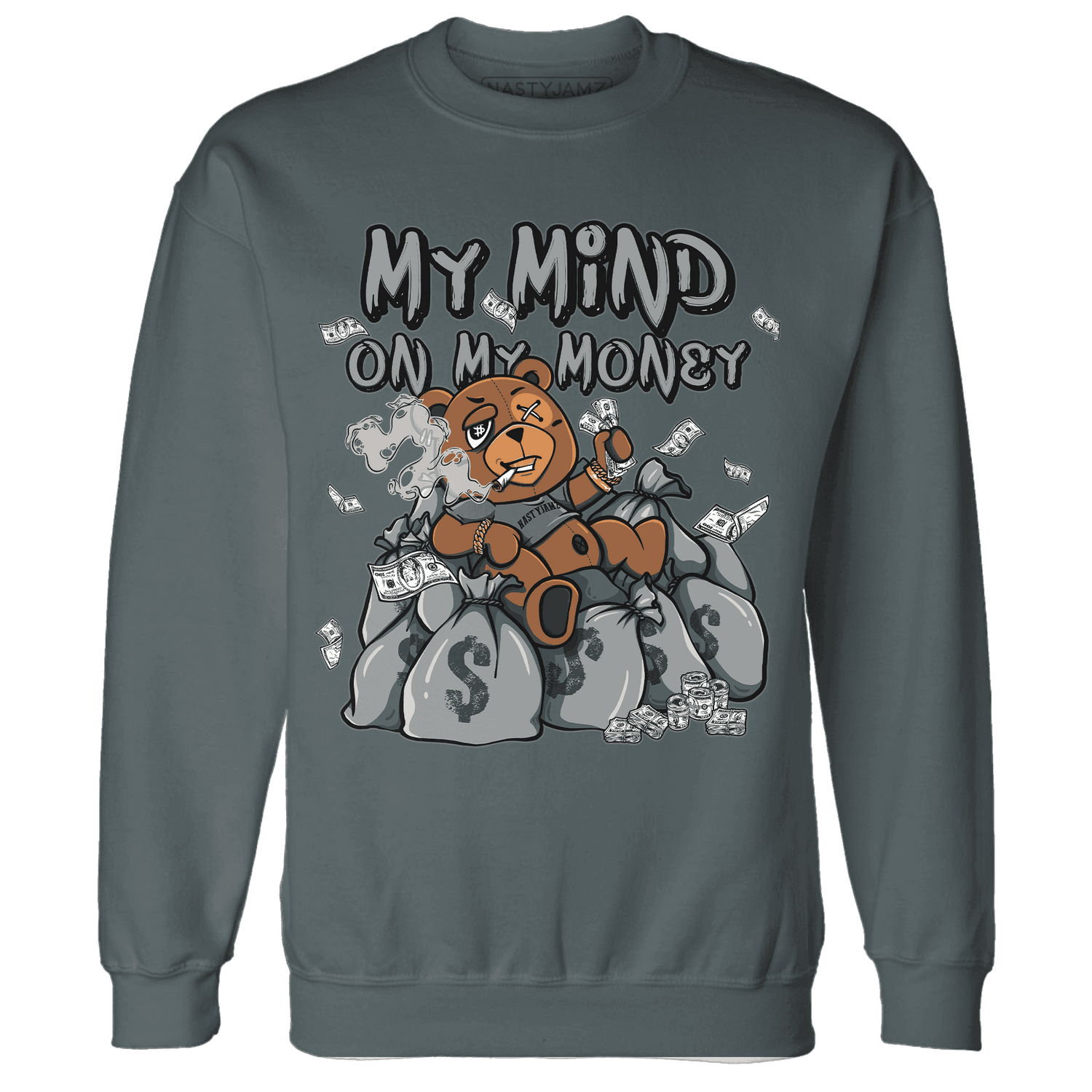 Paris Olympicsss 4s Sweatshirt Match My Money On My Mind BER - NastyJamz