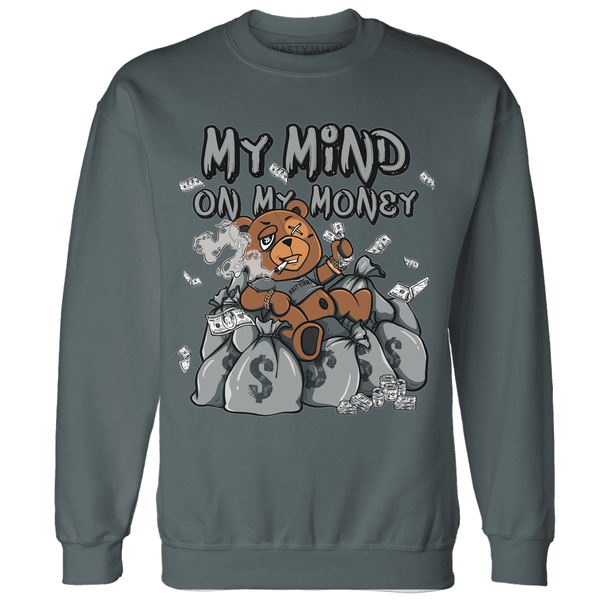 Paris Olympicsss 4s Sweatshirt Match My Money On My Mind BER - NastyJamz