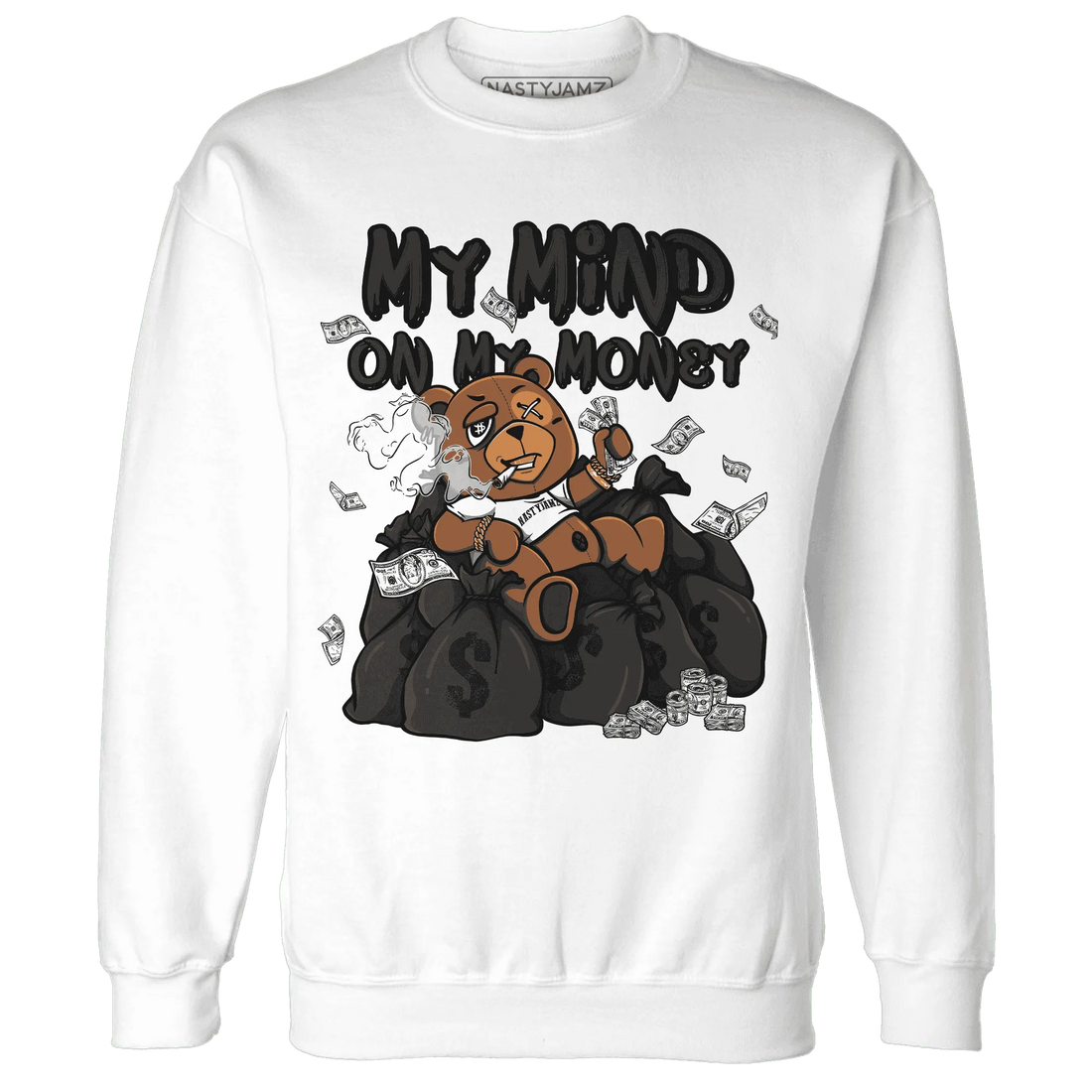 White-Thunder-4s-Sweatshirt-Match-My-Money-On-My-Mind-BER