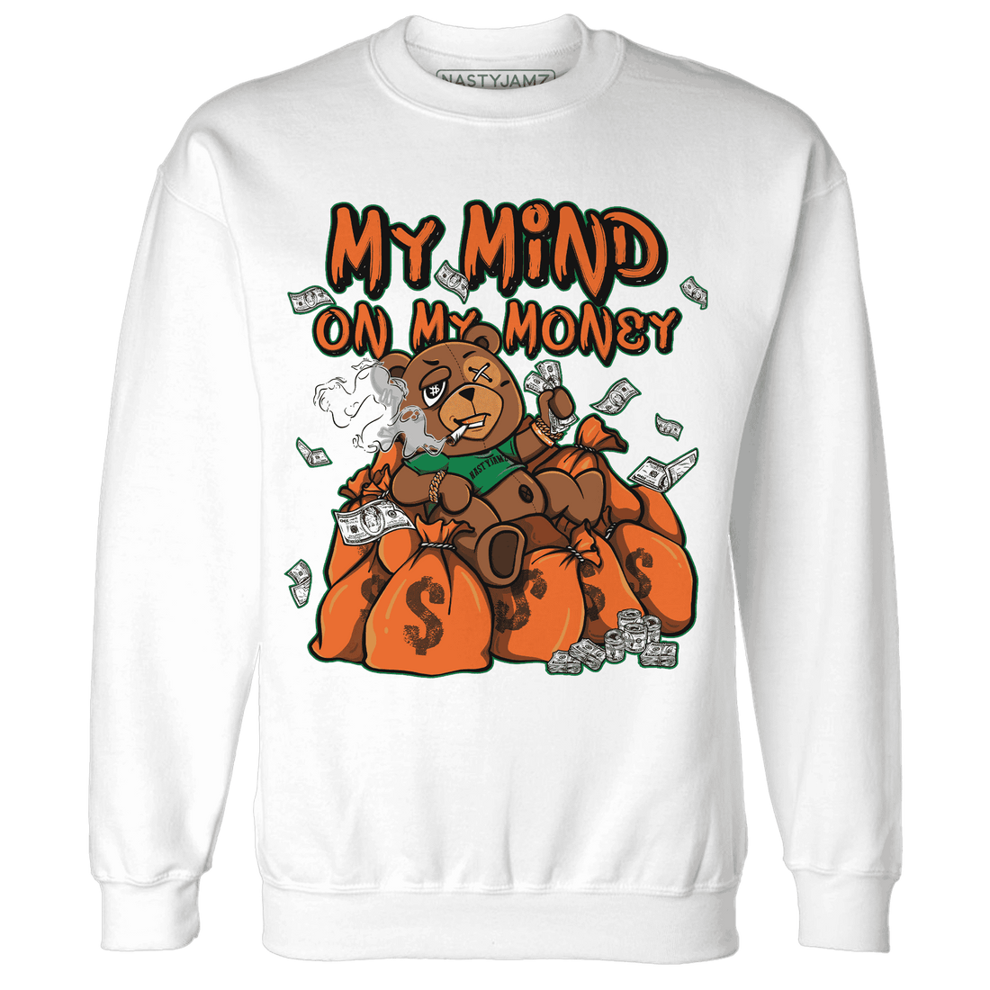 MAM Hurricanes 5s Sweatshirt Match My Money On My Mind BER - NastyJamz