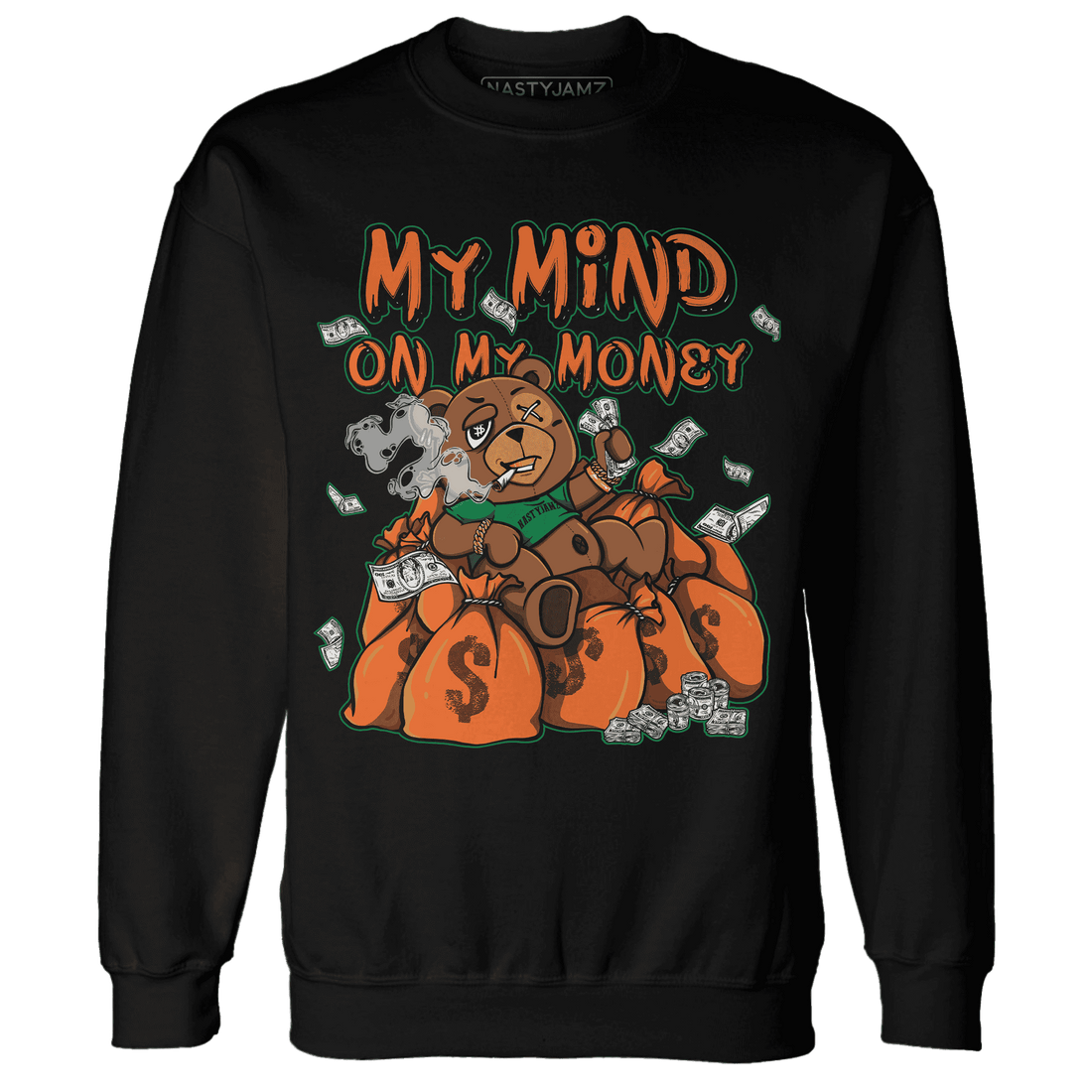 MAM Hurricanes 5s Sweatshirt Match My Money On My Mind BER - NastyJamz