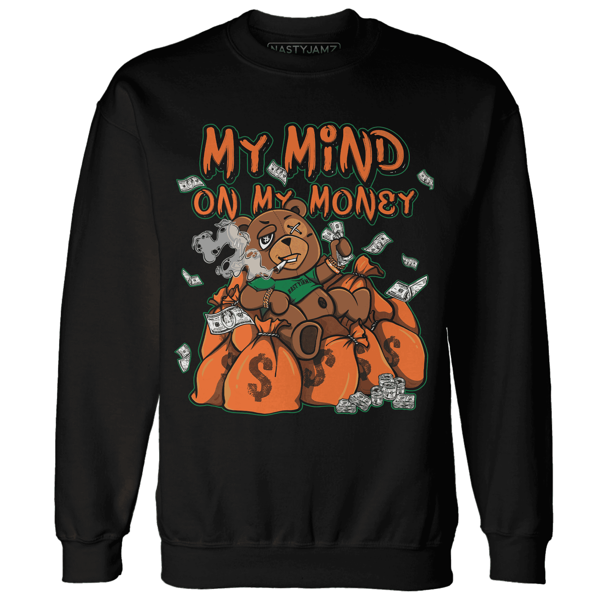 MAM Hurricanes 5s Sweatshirt Match My Money On My Mind BER - NastyJamz