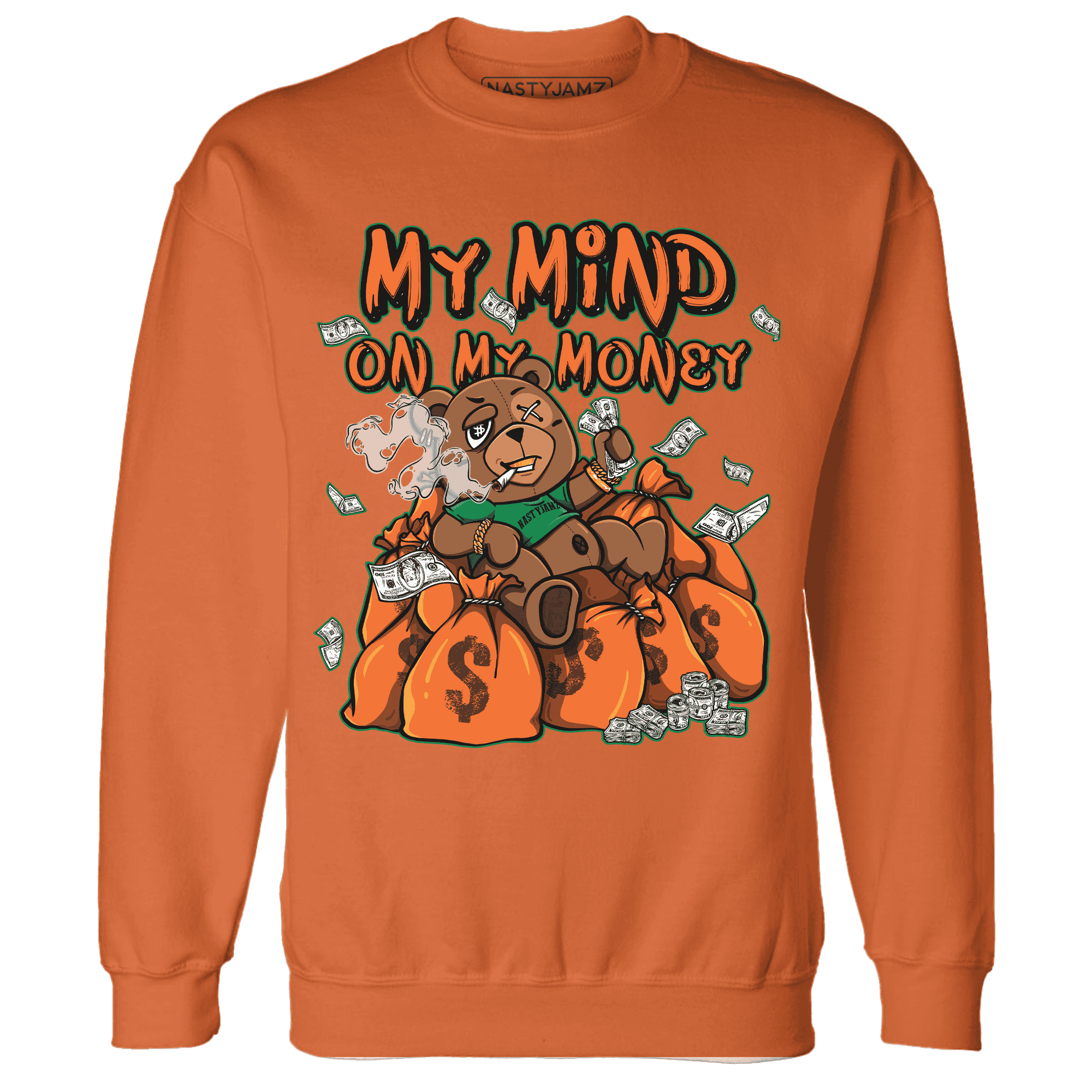 MAM Hurricanes 5s Sweatshirt Match My Money On My Mind BER - NastyJamz