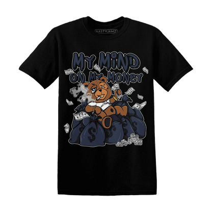 White-Navy-6s-T-Shirt-Match-My-Money-On-My-Mind-BER