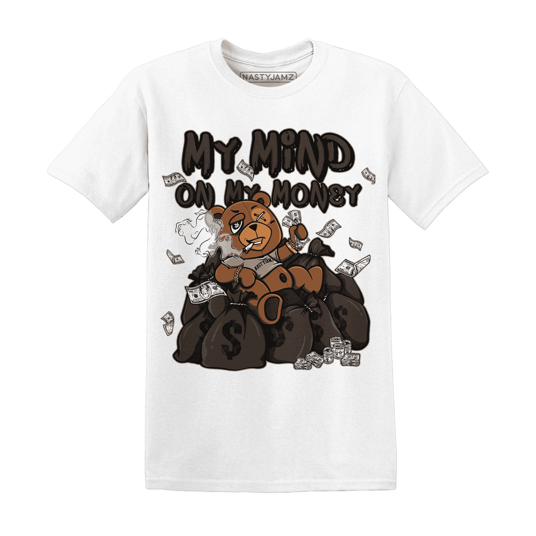 Dunk Low Baroque Brown T Shirt Match My Money On My Mind BER - NastyJamz