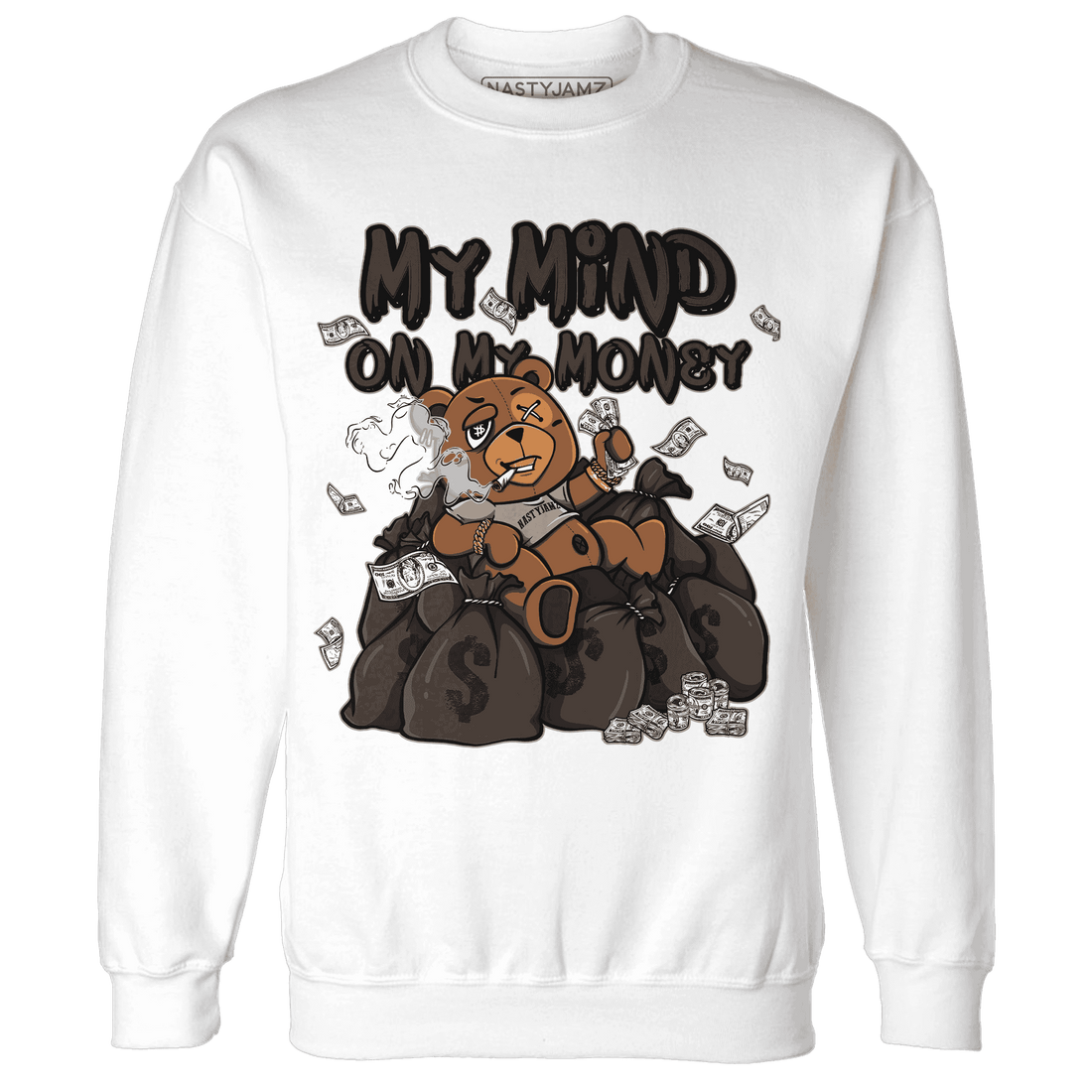 Dunk Low Baroque Brown Sweatshirt Match My Money On My Mind BER - NastyJamz