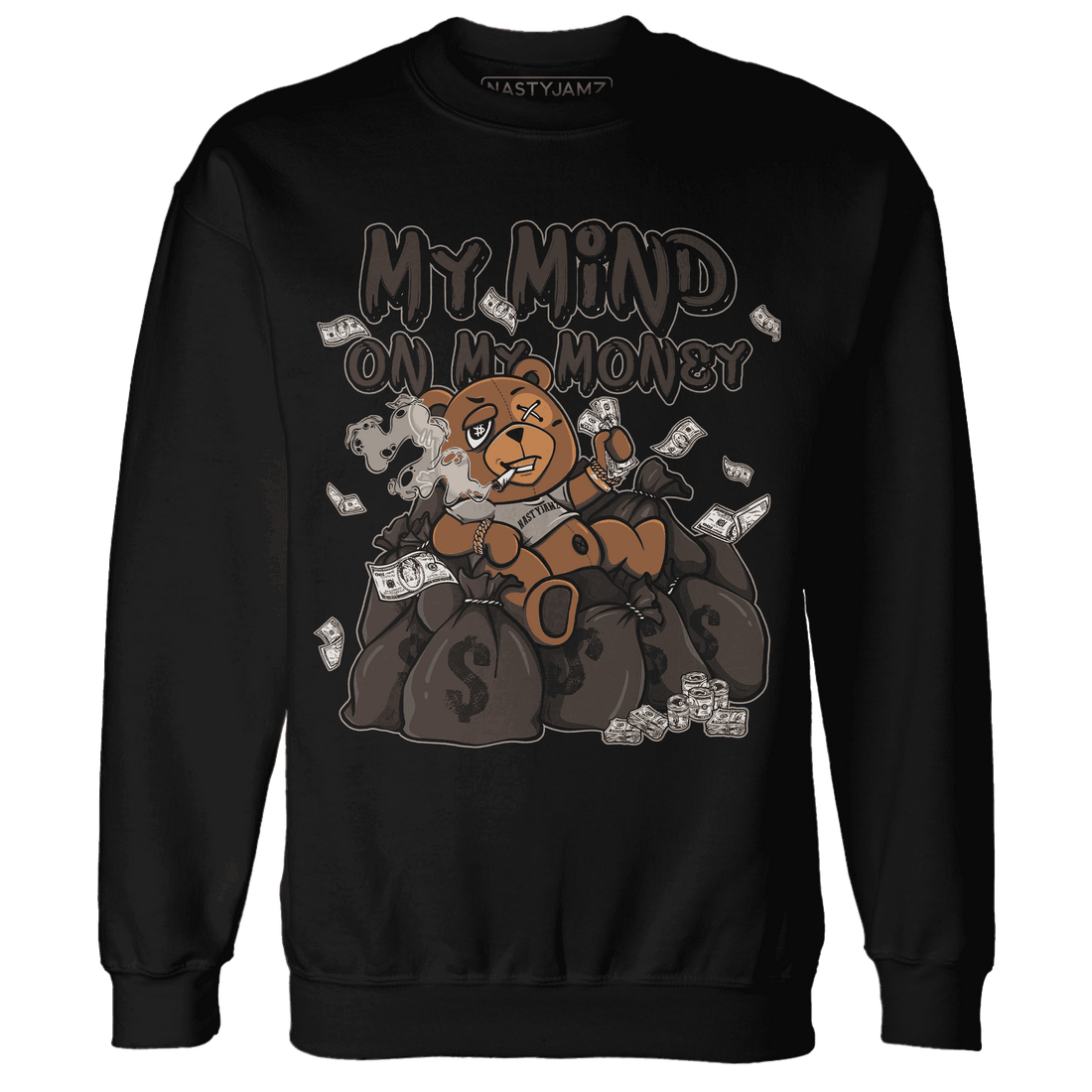 Dunk Low Baroque Brown Sweatshirt Match My Money On My Mind BER - NastyJamz