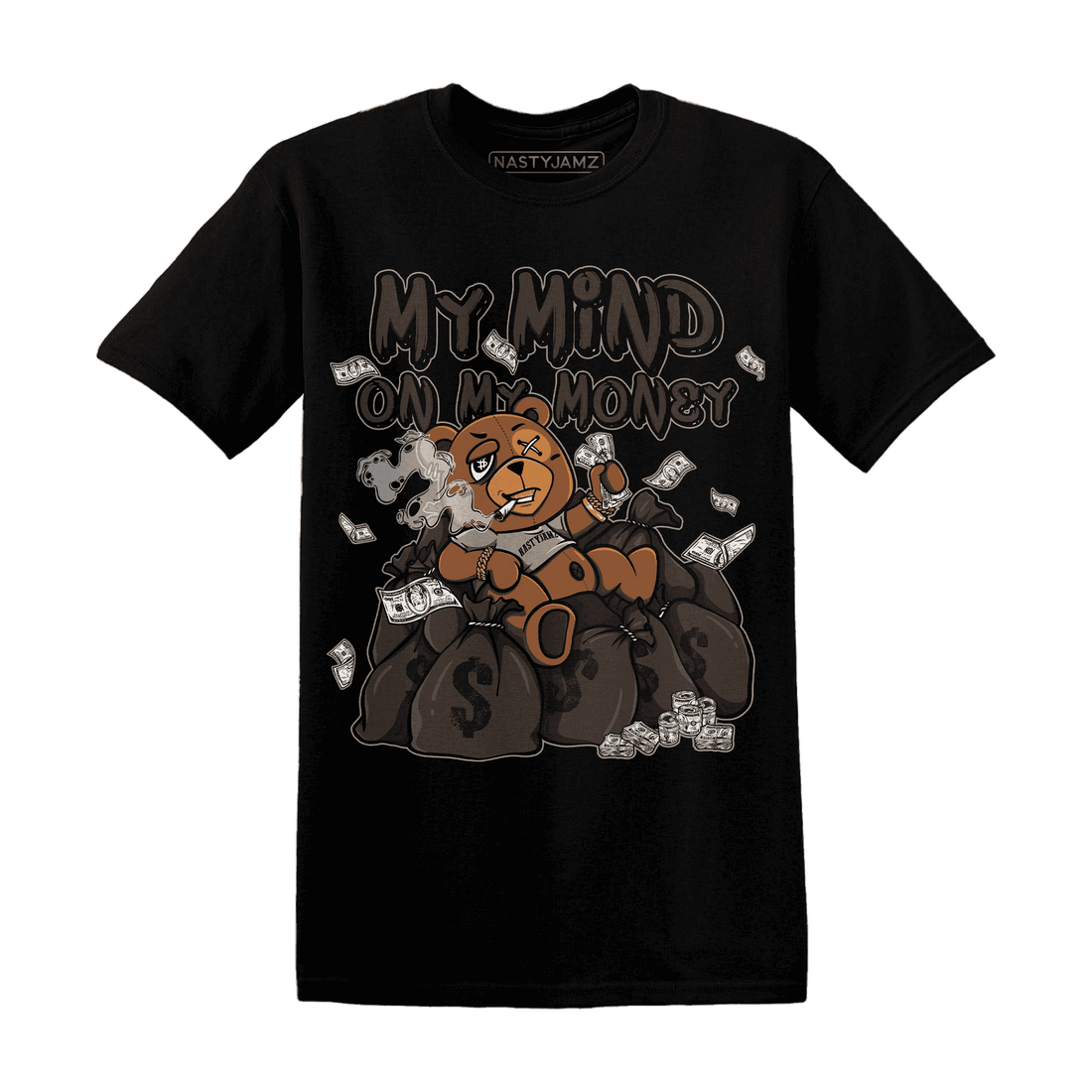 Dunk Low Baroque Brown T Shirt Match My Money On My Mind BER - NastyJamz