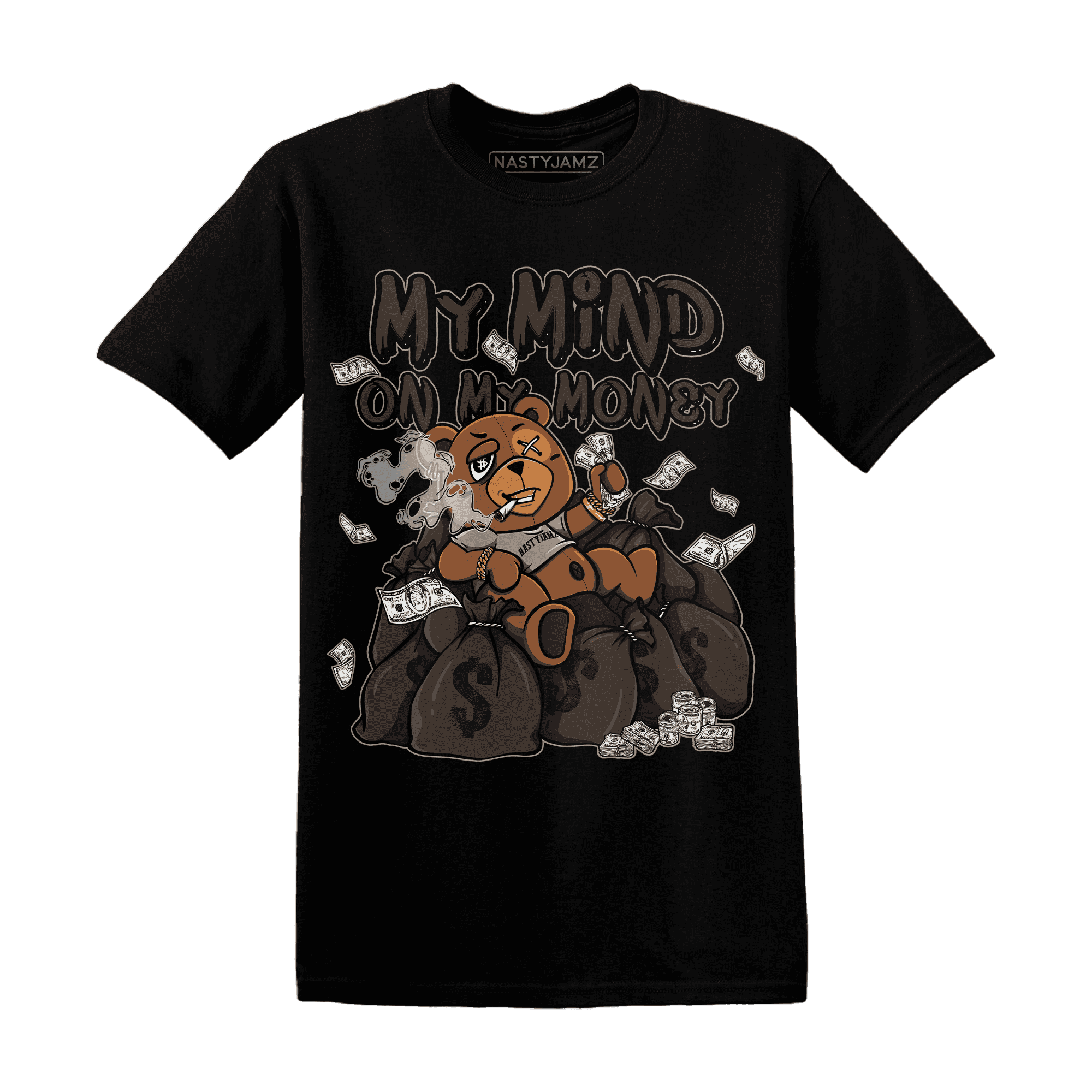 Dunk Low Baroque Brown T Shirt Match My Money On My Mind BER - NastyJamz