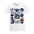 Low-Diffused-Blue-11s-T-Shirt-Match-Neclaces-Number-23
