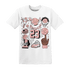 Low Legend Pink 11s T Shirt Match Neclaces Number 23 - NastyJamz
