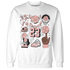 Low Legend Pink 11s Sweatshirt Match Neclaces Number 23 - NastyJamz