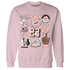 Low Legend Pink 11s Sweatshirt Match Neclaces Number 23 - NastyJamz