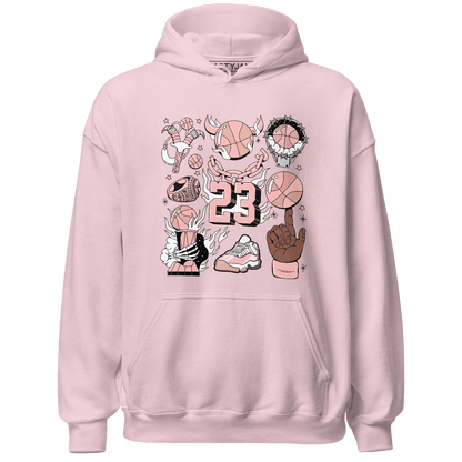 Low Legend Pink 11s Hoodie Match Neclaces Number 23 - NastyJamz
