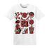 Dune Red 13s T Shirt Match Neclaces Number 23 - NastyJamz