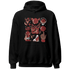 Dune Red 13s Hoodie Match Neclaces Number 23 - NastyJamz
