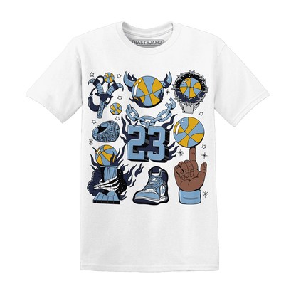 First In Flight 1s T Shirt Match Neclaces Number 23 - NastyJamz