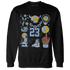 First In Flight 1s Sweatshirt Match Neclaces Number 23 - NastyJamz