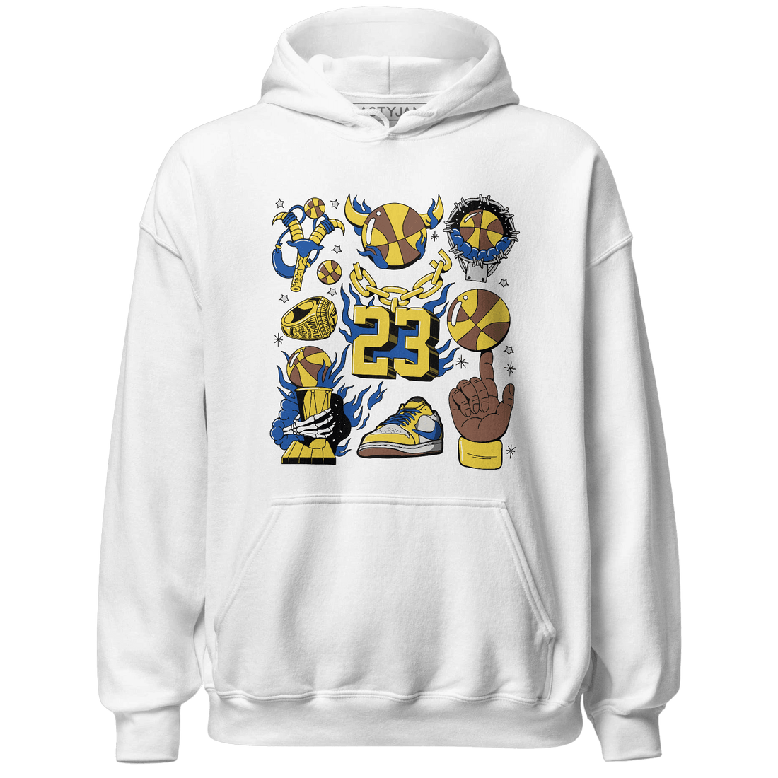 Low OG Canary TVSC 1s Hoodie Match Neclaces Number 23 - NastyJamz